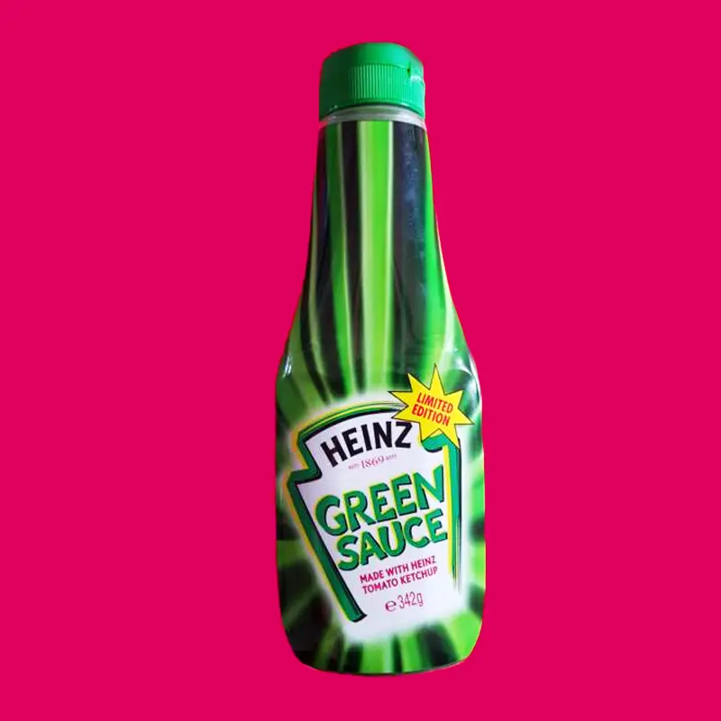 Ketchup Heinz Green Sauce a été un des échecs marketing et commercial les plus flagrants de ces dernières années