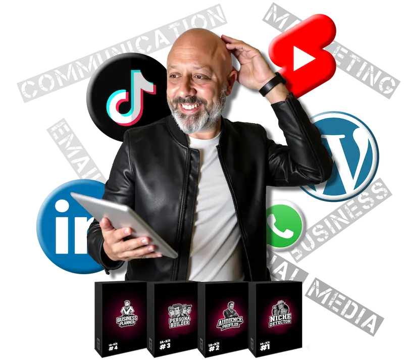 Le formateur et consultant en marketing Ludovic Wrobel desktop version Le formateur et consultant en marketing Ludovic Wrobel présente le kit STARTER 4 en 1 par Startup Now
