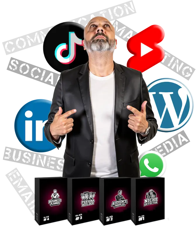 Le formateur et consultant en marketing Ludovic Wrobel Version mobile du starter kit par Startup Now pour intégrer l'IA à votre business
