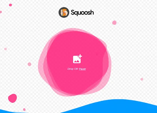 Squoosh est une application de conversion de format jpg, png ou webP avec possibilité de modifier la taille de l'image