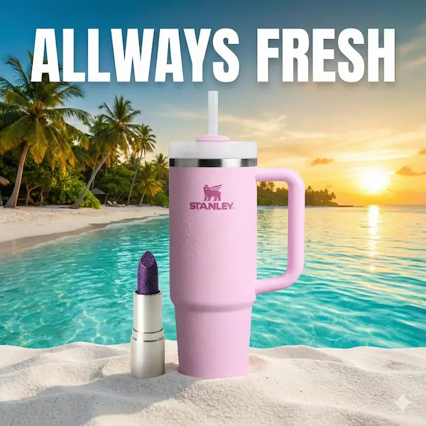 exemple d'affiche publicitaire carrée générée par nano banana pro