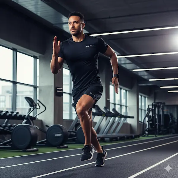 Mannequin virtuel pour tenues de sport réalisé avec  gemini nanobanana