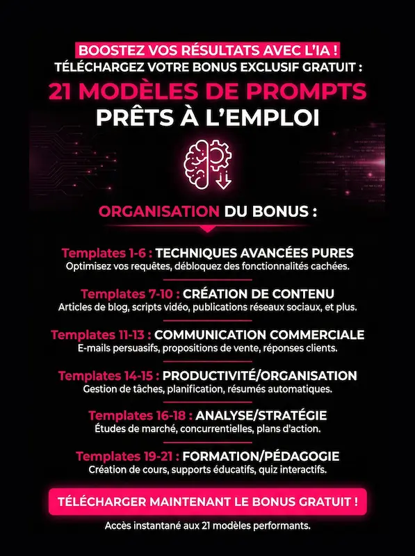 21-templates-prompt-telecharger Template de prompt engineering pour marketing digital - Guide Startup Now