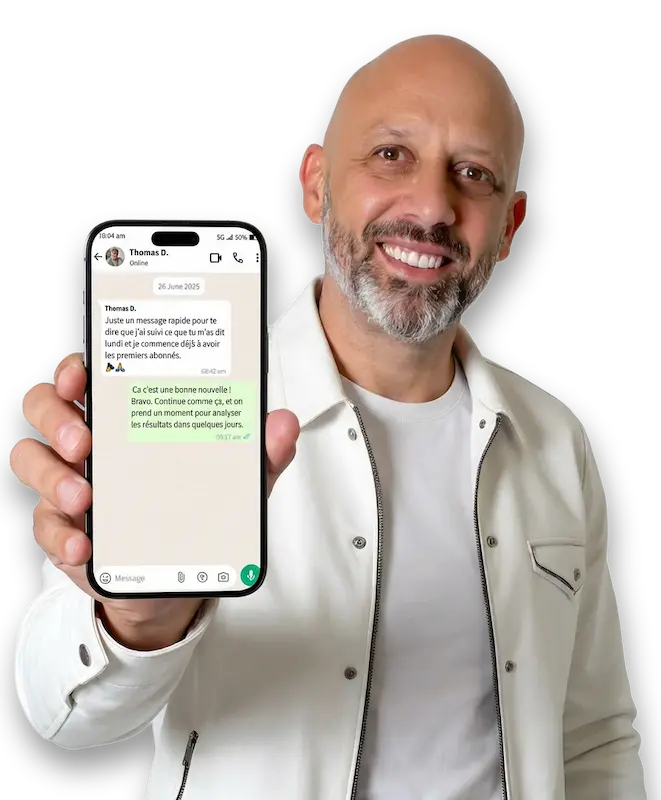 Ludovic-wrobel-presentant-coaching-whatsapp ludovic wrobel expert marketing et IA présente le coaching par whatsapp, pocket friend